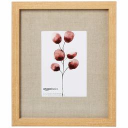 AmazonBasics Gallery Wall Frame - 9" x 11" Frame For 5" x 7" Photo Display, Natural