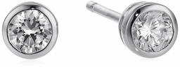 IGI Certified Lab Grown Diamond Bezel-Set Stud Earrings in 14k Yellow Gold (1/4 CT.TW, I-J Color, SI1-SI2 Clarity)