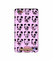 Amazon Brand - Solimo Designer Panda Experation 3D Printed Hard Back Case Mobile Cover for Gionee Marathon M5 lite