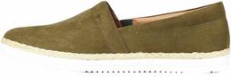 FIND. Men's Jute Slip On Espadrille Wedge Sandal, Green Khaki, 9 UK