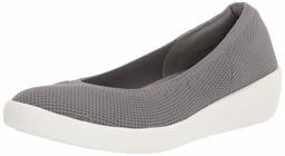Amazon Essentials Knit Ballet with Sport Outsole Flat, Gris, EU 36-37