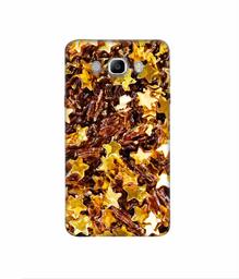 Amazon Brand - Solimo Designer Golden Stars 3D Printed Hard Back Case Mobile Cover for Samsung Galaxy J7 (2016)