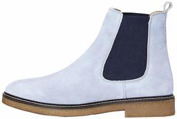 find. DREPY-001 Chelsea Boots, Blau (Pale Blue), 5 UK