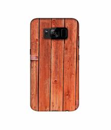 Amazon Brand - Solimo Designer Wooden Door 3D Printed Hard Back Case Mobile Cover for Samsung Galaxy S8 Plus
