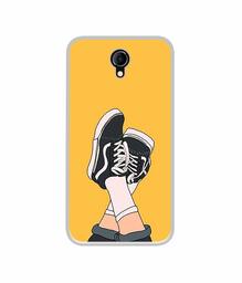 Amazon Brand - Solimo Designer Boy Shoes Pattern UV Printed Soft Back Case Mobile Cover for Micromax Bharat 4 Q440