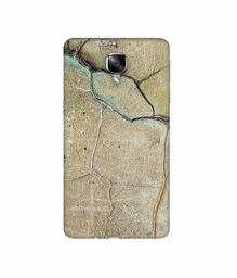 Amazon Brand - Solimo Designer Creaks on Wall 3D Printed Hard Back Case Mobile Cover for OnePlus 3 / OnePlus 3T