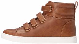 Red Wagon Boys' Triple Strap Chukka Hi-Top Trainers, Brown Tan, UK 2/US 00