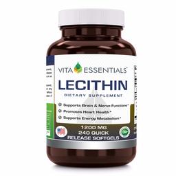 Vita Essentials Softgels, Lecithin, 1200 Mg, 240 Count