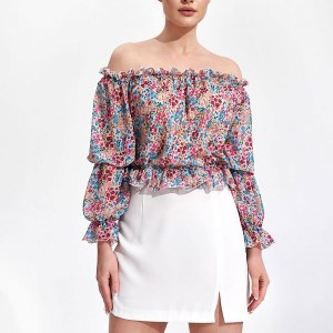 Short skirt model 167221 Figl