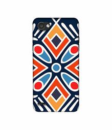 Amazon Brand - Solimo Designer Rangolee 3D Printed Hard Back Case Mobile Cover for Lg Q6